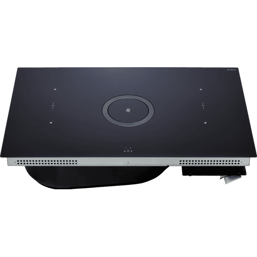 Elica NT-SWITCH BG DO 83cm Venting Induction Hob - Black - For Ducted Ventilation - Low perspective